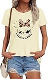 Casual Summer Magical Castle Kingdom Believe in Magic Graphic T Shirts for Women Trendy Cute Loose Fit Vintage Funny Friend Gift Top-XXL LY