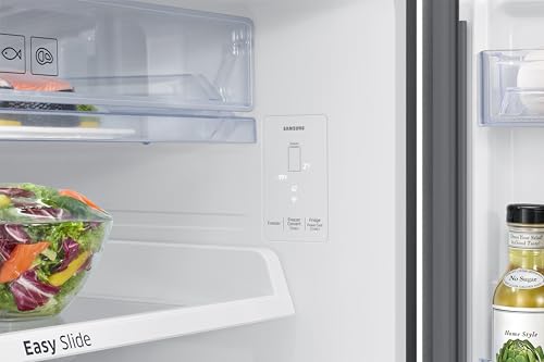 Image of Samsung 530 L, 1 Star, Convertible 5-in-1, Digital Inverter, Frost Free Double Door, Bespoke AI WiFi Refrigerator (RT56HG7A61SLTL, EZ Clean Steel, 2026 Model)