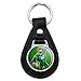 Black Leather Green Lantern Character Keychain