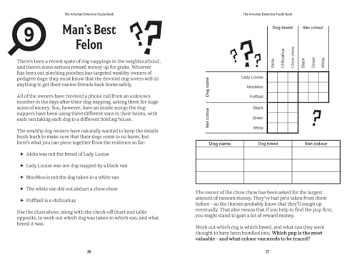 The Armchair Detective Puzzle Book: Test Your Inner Sleuth with over 70 Puzzles to Solve - Image 3