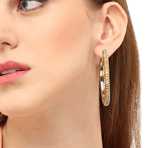 Image of SOHI Hoop Earring For Women and girls, Indo-western Earrings, Fashion Accessories, jewellery for women, Fancy earrings, artificial earrings for ladies