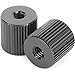 2Pack ChromLives Tripod Nut Barrel Nut Connection Nut with 1/4''-20 Thread Hole for Articulating Magic Arms Tripod Rigs Replacement