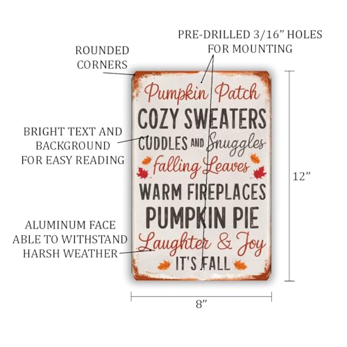 Autumn-Themed-Word-Art-Sign–Rustic-Fall-Decor-With-Pumpkin-Patch-Cozy-Sweaters-More–8×12-Vintage-Style-Wall-Art-For-Fall-Thanksgiving Autumn Themed Word Art Sign–Rustic Fall Decor With Pumpkin Patch Cozy Sweaters More–8×12 Vintage Style Wall Art For Fall Thanksgiving