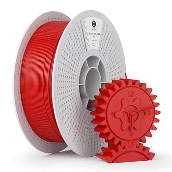 Kexcelled High Speed ABS Filament 1.75mm,500mm/s Rapid Red ABS 3D Printer Filament for Fast Printing,Heat Resistant Highly Resistant Durable 1KG Spool (2.2 LBS) for Valentines Day & Creative Projects