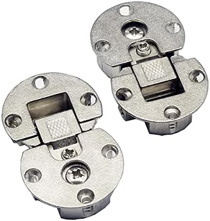 WANLIAN(2 Pieces)-90 Degree Page Turning axis Adjustable Cabinet Door Concealed Hinge Special Table Drop Down Hinge Flush Hinge