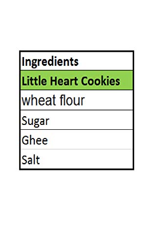 Image of Singla Sweets Little heart Cookies Healthy Snacks Diet Biscuits 250g