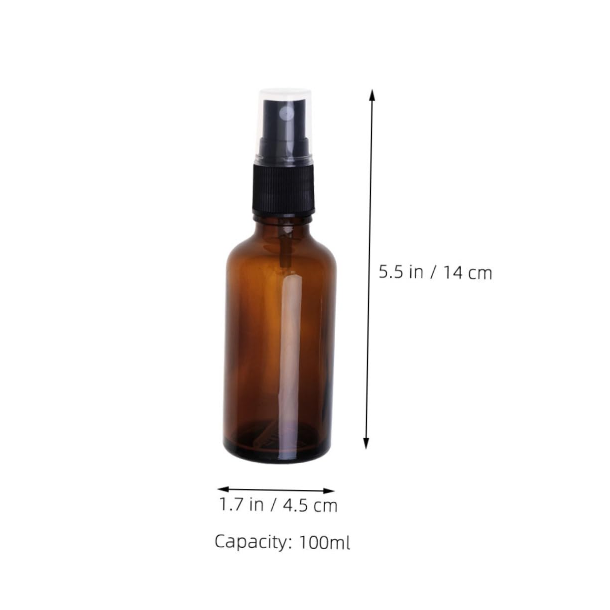 ERINGOGO 10stücke Kleine Parfümflasche aus Glas Reisegröße Tragbare Sprühflasche zum Nachfüllen und Unterwegs