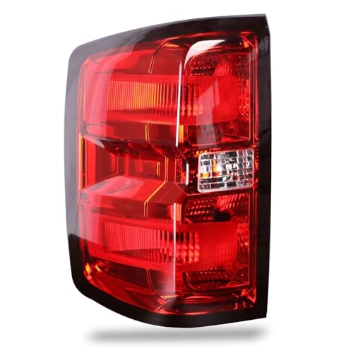 Lathsy Tail Light Compatible With 2014-2019 Chevy Silverado 1500 2500 HD GMC Sierra 3500 HD Left Driver Side Taillight Replace 23431875 Halogen