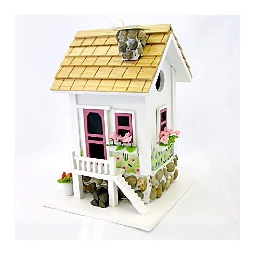 Home BazaarHB-6021S May Cottage Birdhouse, Multi