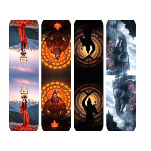 Image of Zesta Magnetic Bookmark Set of 7 | Aesthetic Book Mark for Reading | Cute Anime Bookmarks for Kids, Students | Book Accessories for Novels, Gifts for Readers(Divine Magnetic Bookmarks, 9X2.5 Cms)