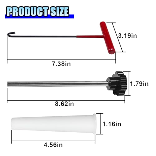 Image of Tire Valve Stem Core Quickly Replacement Tool Kit, Quick Change Stem Removal Tool with 4-Way Valve Tool & 5 TR413 Valves for Replacing Leaky Valves, Tire Valve Tool for Car Truck Motorcycle (Black)