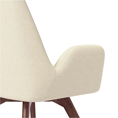 Union & Scale MidMod Fabric Guest Chair, Cream, 2/Pack (UN56983-CCVS)