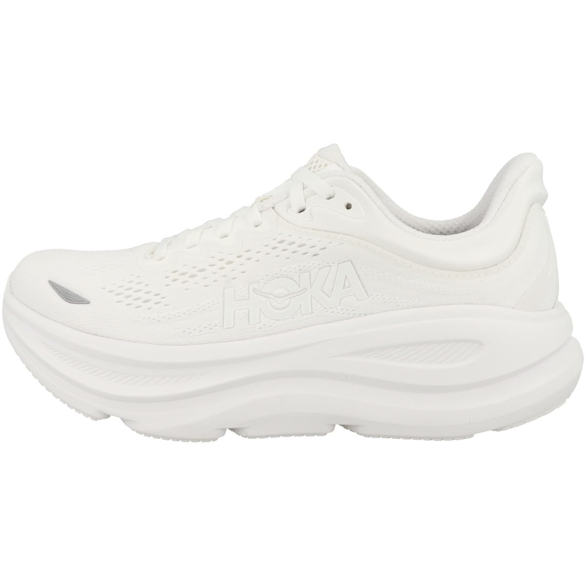 Hoka One One 1162012-WWH Bondi 9 White/White Women's Scarpe Taglia Us 7.5-image