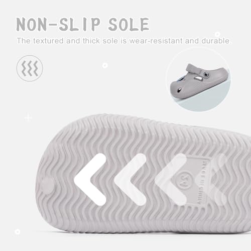 Image of Casazoe Toddler Boys Girls Cute Garden Clogs Kids Slip On Water Shoes EVA Lightweight Summer Slipper Slides Baby Comfort Sandals Children Outdoor Shower Beach Pool Play Shoes