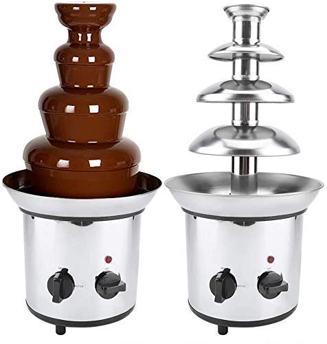 4 Tier Chocolate Fountain Machine, 170W Electric Chocolate Melting Fountain Nostalgia Machine, Large Chocolate Melting Fondue Maker, Universal 220V Chocolate Melting Machine for Party Banquet - Image 6
