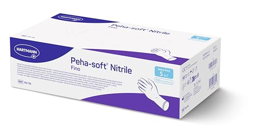 Peha-soft nitrile fino puderfrei unsteril Untersuchungshandschuhe Gr. S, 150 Stück