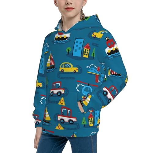 Tropical Summer Fruit Kid Hoodies Boys Sweatshirts Girls Pullover with Pocket2