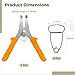 Vestamore 8 Steel Miter Clamps & 1 Spring Clamp Spreader Tool Kit, Woodworking Long-Lasting Set, Picture Frame, Trim & Molding Fastening For Diy Projects
