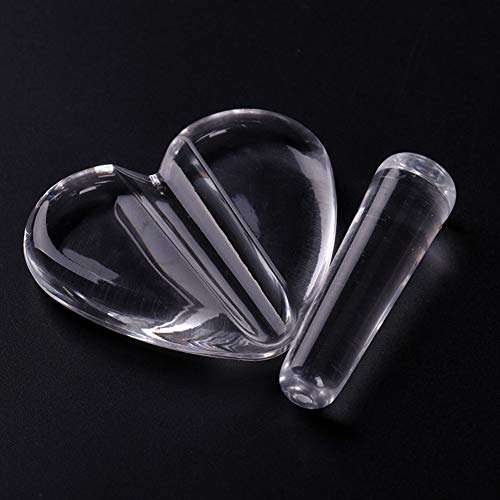 Set de moldes para arte en uñas en forma de corazón miniatura 6