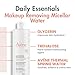 Avène Micellar Lotion Cleansing Water - Soap-Free 3-in-1 Cleanser, Toner, Make-up Remover - All Skin Types - Non-Comedogenic - 6.7 Fl Oz