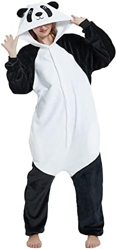 Très Chic Mailanda Panda Cosplay Pajamas Adult Unisex Onesies Animal Sleepwear Halloween Costume