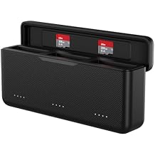TELESIN Battery Charger for DJI Osmo Action 6 5 Pro/OSMO 360 Triple Slot PD3.0 Fast Charging Batteries Case with Type-C Cord Dual Card Slot Multi-Protection for DJI Osmo Action 6/5 Pro/OSMO 360