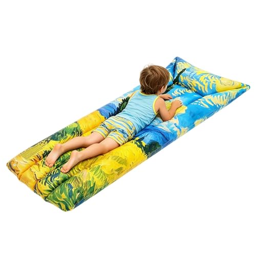 Hamac flottant pliable avec coussinets gonflables de plage