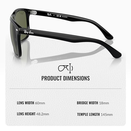 Ray-Ban RB4547 BOYFRIEND TWO Square Shaped Sunglasses for Men & Women with Official RAYBAN Eyewear Kit4