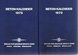  Beton-Kalender 1975: Teil 1 und Teil 2