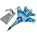 MOOKEENONE 1:100 Russian Air Force SU-30MKK Fighter Aircraft Model Simulation Aircraft Model Aviation Model Aircraft Kits for Collection and Gift