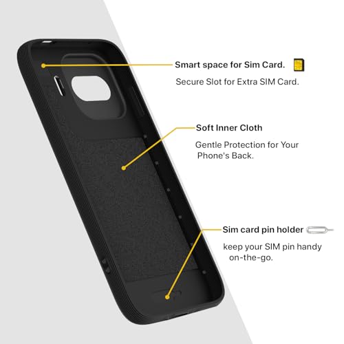 Image of Pikkme Back Cover for iQOO 15R 5G Camera Protection 3D Hexa Cube Design Silicone Protective Bumper Case (Black)