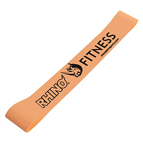 Champion Sports Stretch Loop Bands for Men and Women, Light-Medium Resistance, 9 lbs, Orange - Durable Fitness Band for Strength Training, Stretching, Rehabilitation - Premium Home Workout Equipment