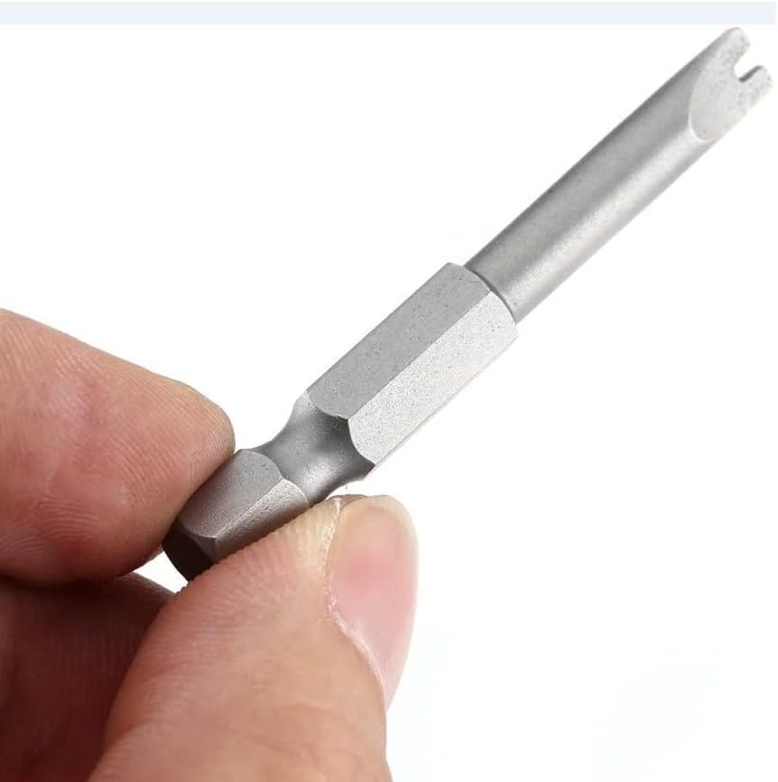 5 Pcs Screwdriver U Type, U Shape Bits U4 U5 U6 U7 U8 1/4 Inch Hexagon Magnetic Screwdriver U Shape S2 Screwdriver Drill Bits for Electronic Appliances