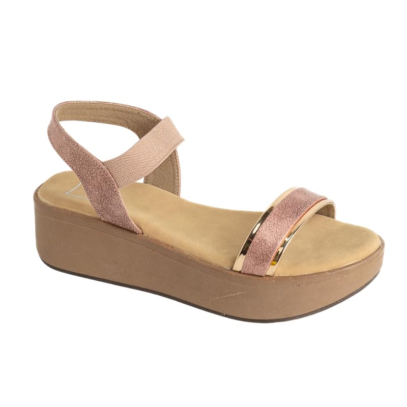 BLUE BEAUTY Womens Dressy Casual Summer, Breathable Platform Non Slip Sandals. (PEACH) |39|. (B0CS6DVNNJ) Amazon Price History, Amazon Price Tracker