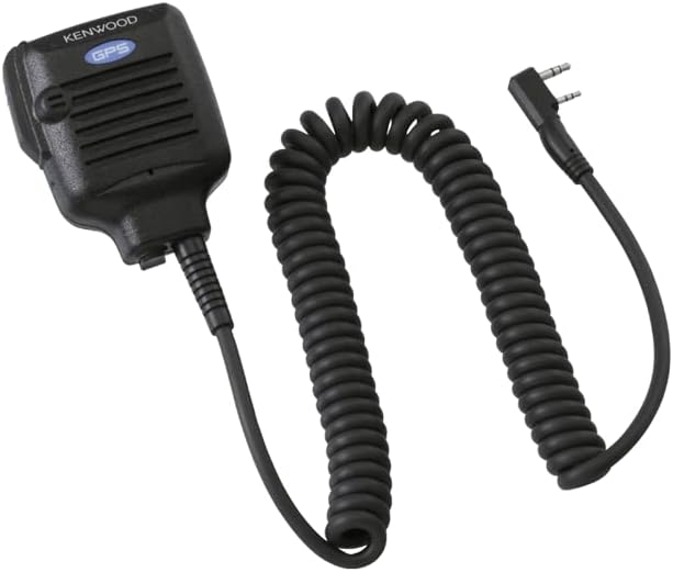 Kenwood KMC-48GPS Chest Microphone with GPS, Black