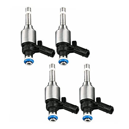 Riloer Injecteurs de carburant, Injecteur Compatible avec Audi, MPN : 0261500076, 0261500162, 0261500076, 06H906036G, 06H906 036G, 0261500162