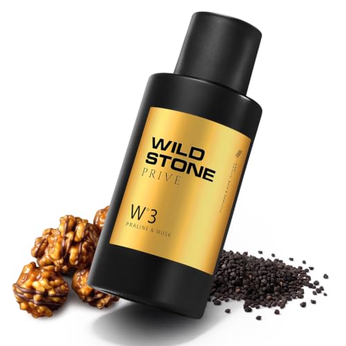 Image of Wild Stone Prive Praline & Musk Parfum for Men 100ml | Luxury Long Lasting Perfume | Warm, Vanilla & Gourmand Fragrance | Premium Men's Perfume