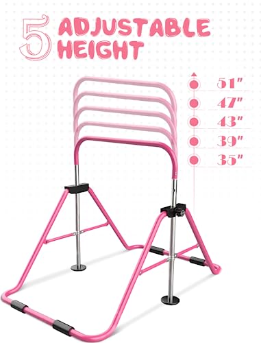 Sportsroyals VC-FGB-P01 Gymnastics Bar For Kids,Adjustable Height Gymnastic Horizontal Bars,Folding Gymnastic Junior Training Kip Bar thumb #4