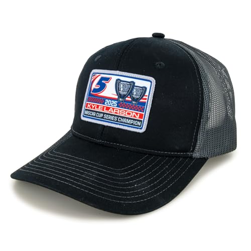 Gorra Checkered Flag Sports Kyle Larson NASCAR 2025 miniatura 1