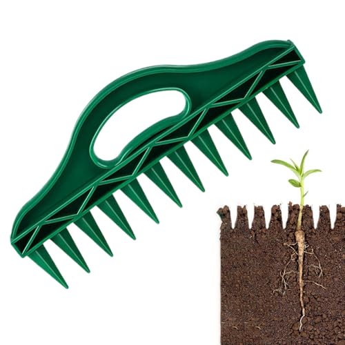 Épandeur de , de légumes, outil de perforation, outil de plantation de 30 x 13 cm pour serre, pelouse, jardin, terres agricoles, semoir efficace pour une plantation facile