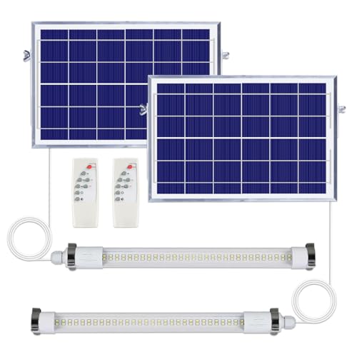 Solar Chicken Coop Lights with Timer Solar Shed Lights Outdoor Shop Light