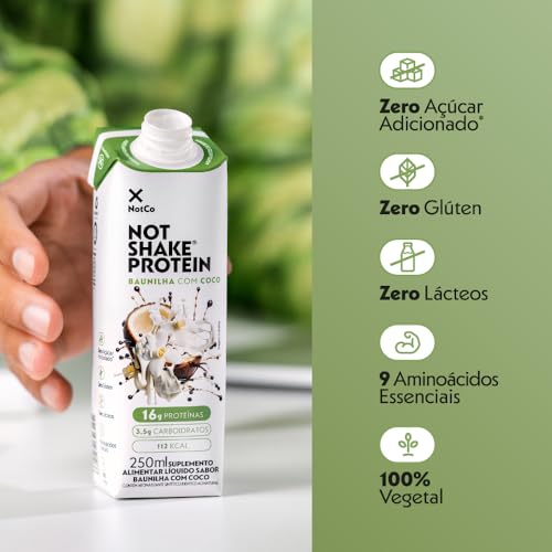 Notco Bebida Proteica Notco Notmilk High Protein 15G De Proteina Baunilha Coco 250Ml
