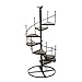 ZLASS Support de Pot de Fleurs, Support de Fleur d'escalier en colimaçon en métal à 8 Couches, utilisé pour Le Cadre de décoration de Jardin extérieur de Balcon, adapté aux Petites Plantes en Pot