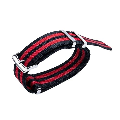 Bracelet de montre en nylon 20mm souple et anti-transpiration pour vos aventures quotidiennes