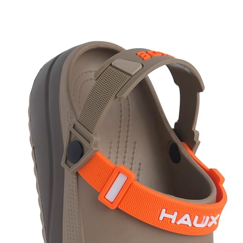 Image of HAUX Classic Ultra Soft Clogs /Sandals with Adjustable Back Strap| Comfortable & Lightweight| Stylish & Anti-Skid| Indoor & Outdoor Casual Sports Mules Boys
