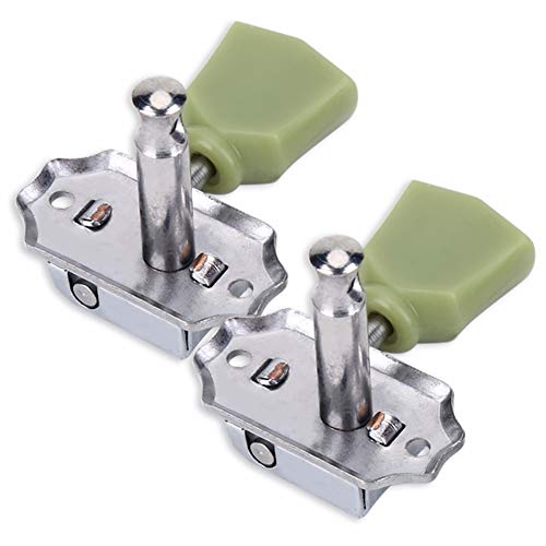 3R 3L ギター マシン ヘッド、スチール ギター弦チューニング ペグ マシンヘッド チューナー、ギター チューニング ペグ、ギター ロック チューナー、チューナー フォーク/エレキギター シルバー