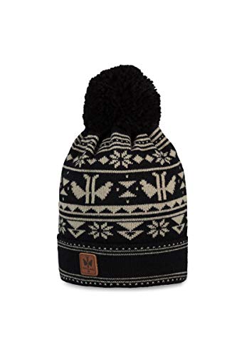PIPOLAKI Adeka - Gorro para Hombre, Hombre, 7035*TU*010, Negro, Talla única