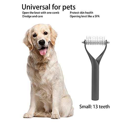 Peigne à poils de chiot et de chat : brosse nœuds ouverts animaux S - 7