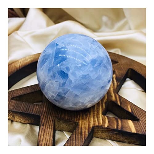 Bola de piedra cuarzo aguamarina natural 90mm para decoración de salones 2