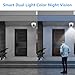 5MP Full Color Security IP Camera, 3K PoE IP Dome Security Camera with Smart Dual Light, Two Way Talk, 98ft Night Vision, 110°Wide Angle, IP66 Waterproof, Full Metal Housing, Human/Vehicle Detection